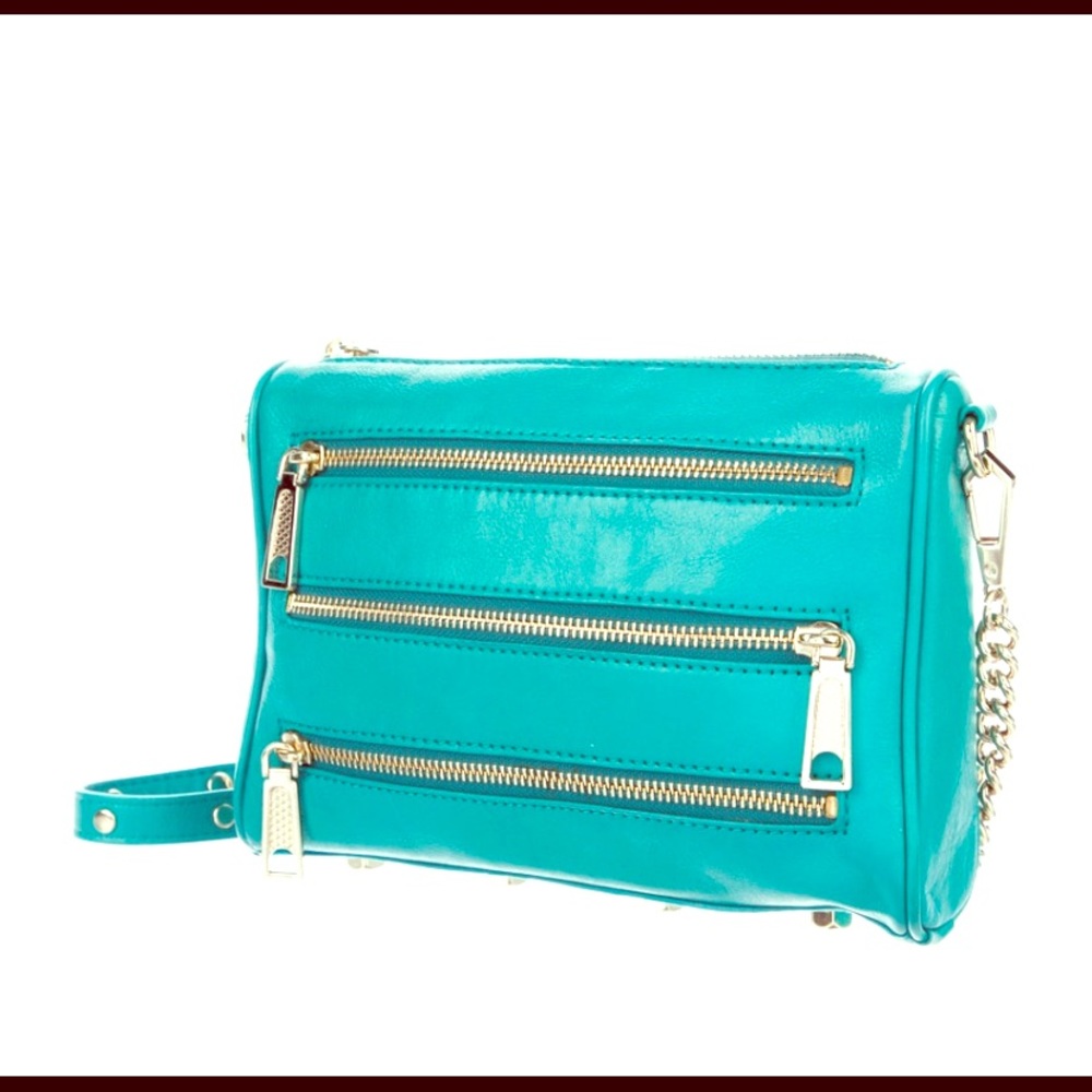 Rebecca Minkoff Teal Leather Crossbody